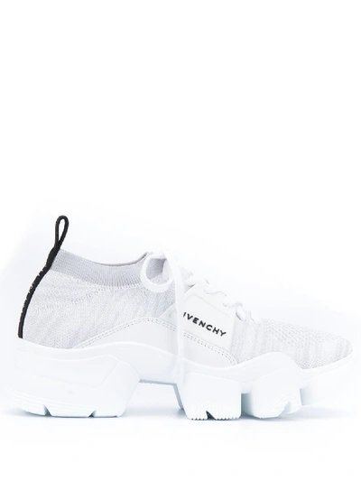 Givenchy Jaw Leather Sneakers In White