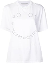 Stella Mccartney Printed Cotton T-shirt In White