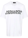 Dsquared2 Men's Spliced Logo T-shirt In White