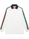 GUCCI COTTON POLO SHIRT WITH LOGO