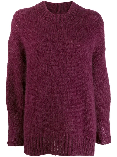 Isabel Marant Idol Wool Jumper In Red