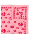 Alexander Mcqueen Skull Print Foulard
