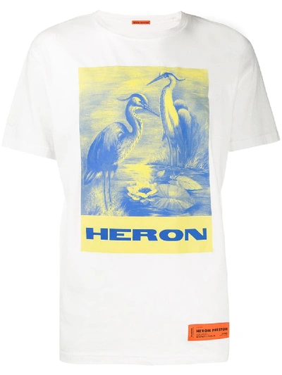 Heron Preston Cotton T-shirt In White