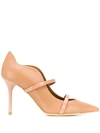 Malone Souliers Beige Maureen 85 Pointed Toe Pumps
