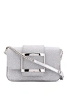 ROGER VIVIER TRES VIVIER MICRO LEATHER CLUTCH