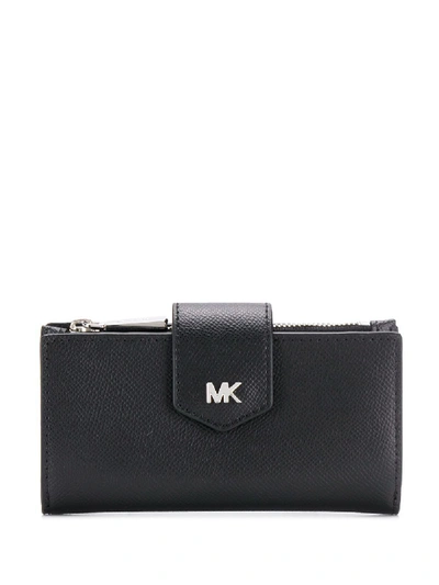 Michael Michael Kors Leather Wallet In Black