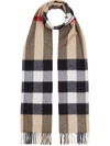 BURBERRY CASHMERE CHECKED SCARF