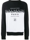 BALMAIN PRINTED SWEATSHIRT