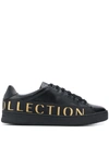 VERSACE Logo Leather Sneakers