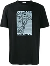 VERSACE Logo Print Cotton T-shirt