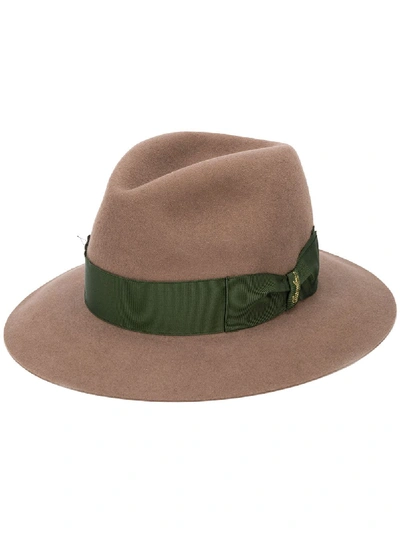 Borsalino Alessandria Hat In Brown