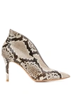 GIANVITO ROSSI LEATHER PUMPS