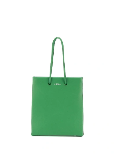 Medea Leather Crossbody Bag In Green