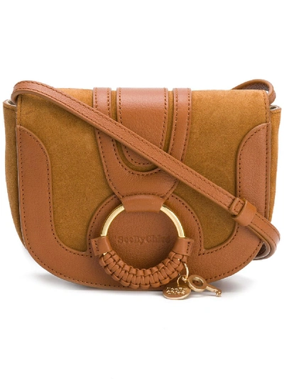 See By Chloé Hana Small Leather Crossbody Bag In Brown