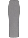 HAIDER ACKERMANN Long Wool Skirt