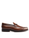 TOD'S DOUBLE T LEATHER LOAFERS