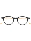 Dita Eyewear 'ash' Glasses In Metallic