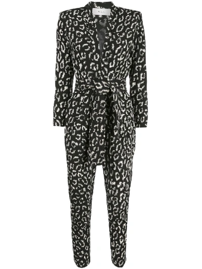 A.l.c Kieran Leopard Print Jumpsuit In Multi