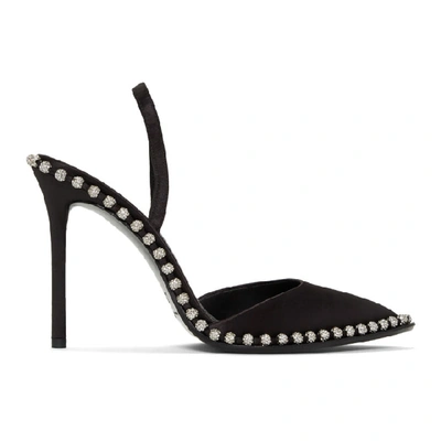 Alexander Wang Rina Crystal Chain Slingback Pump In Black