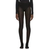 BALENCIAGA BALENCIAGA BLACK ALL OVER BB TIGHTS