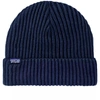 Patagonia Ribbed-knit Beanie In Blue