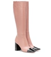 GIANVITO ROSSI LEATHER KNEE-HIGH BOOTS,P00411340