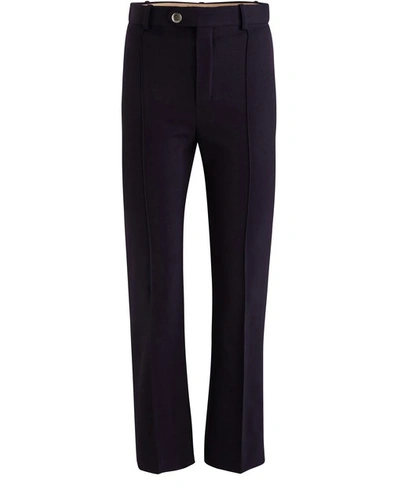 Chloé Wool Trousers In Moonless Night