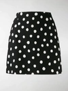 SAINT LAURENT POLKA DOT SKIRT,591093Y355V14358663