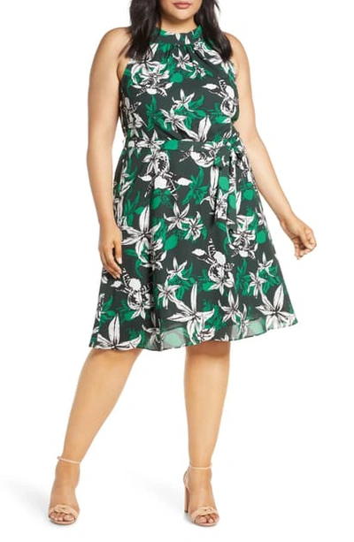 Estelle Island Days Fit & Flare Dress In Print