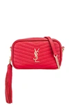 SAINT LAURENT LEATHER MONOGRAMME MINI LOU CROSSBODY BAG,SLAU-WY1072