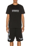 GIVENCHY GIVENCHY SHORT SLEEVE TEE IN BLACK,GIVE-MS246