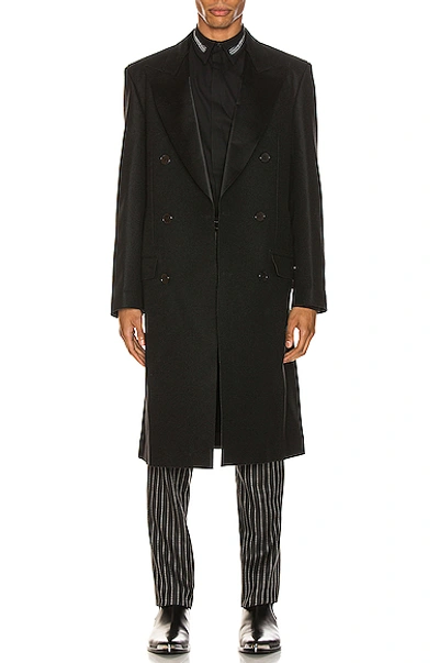 Givenchy Long Coat In Black