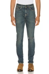 SAINT LAURENT SAINT LAURENT SKINNY JEAN IN DENIM MEDIUM,SLAU-MJ21