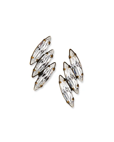 Auden Vivian 3-crystal Stud Earrings