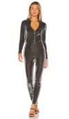 Superdown Sofie Jumpsuit In Silver