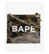A BATHING APE Camouflage medium shoulder bag