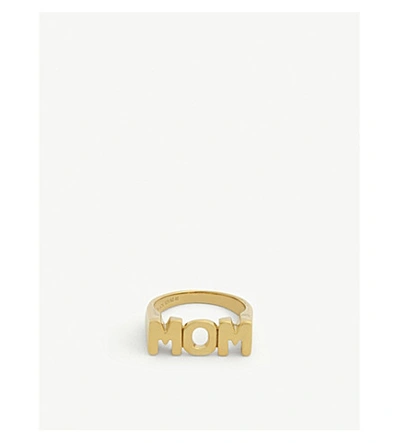 Maria Black Mom 18ct Yellow Gold-plated Sterling Silver Ring