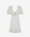 THE KOOPLES PRINTED SHORT FRILLY DRESS BOW