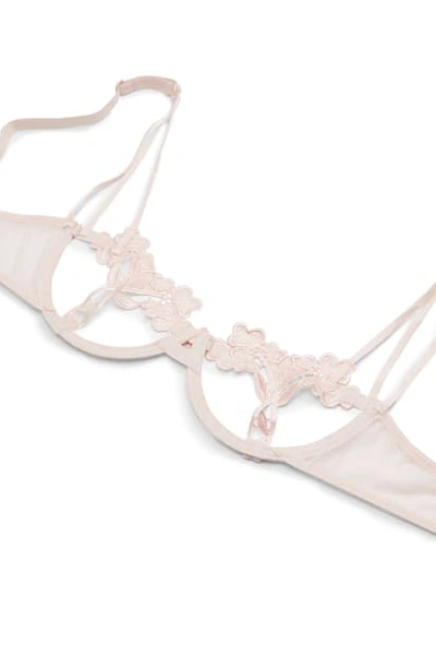 Bluebella Nova Underwire Open Cup Bra In Pale Pink | ModeSens
