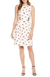 ANNE KLEIN CHATTERLY ROSE FIT & FLARE DRESS,10733144