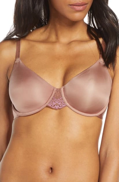 Wacoal Lace Impression Seamless Underwire Bra In Cognac