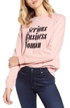 BAN.DO SERIOUS BUSINESS WOMAN SWEATSHIRT,LSSBIZWOMAN