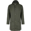Rains Army Green Rubberised Raincoat In Olive