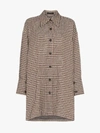 LOW CLASSIC LOW CLASSIC CHECK OVERSIZED SHIRT,LOW19FWSH09CH14100341