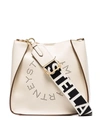 Stella Mccartney Stella Logo Shoulder Bag In White