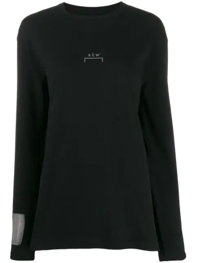 A-cold-wall* Printed Logo Sweatshirt - 黑色 In Black