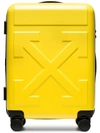 OFF-WHITE OFF-WHITE ARROW AND QUOTE LUGGAGE - YELLOW