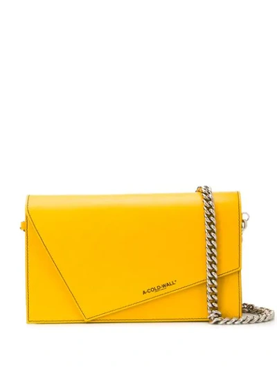 A-cold-wall* Amber Shoulder Bag - 黄色 In Yellow