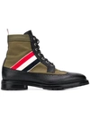 THOM BROWNE RWB WEBBING LONGWING BOOT