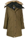 Canada Goose Rossclair Padded Parka In Green